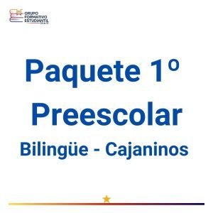 Paquete 1° de Preescolar Bilingüe – Cajaninos